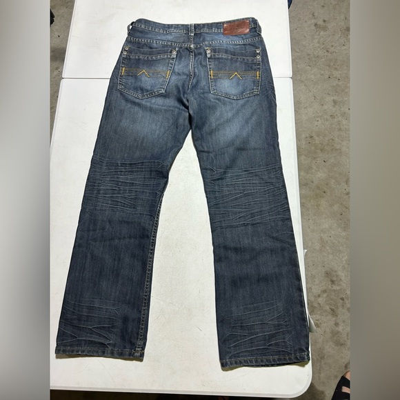 Buffalo David Bitton Driven-X Straight Stretch Mens 32x30 Blue Jeans Denim - Picture 5 of 6